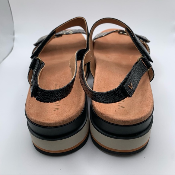 NWOB Vionic Brielle Snake Platform Sandal size 10 slingback 1191 - Picture 7 of 10